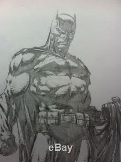 David Finch Batman Full Cover Quality Original Commission -11 X 17- Amazing