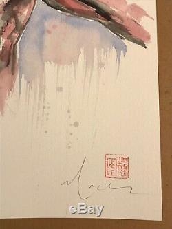 David Mack Daredevil comic cover preliminary original art painting