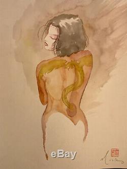 David Mack painting original art Kabuki cover comic book