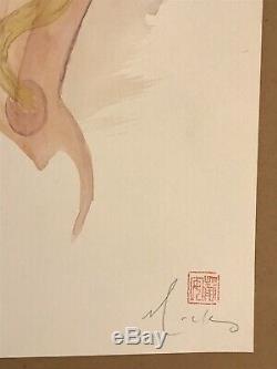 David Mack painting original art Kabuki cover comic book