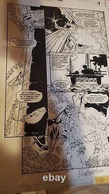 Dc comics superman vol 2 142 Original Comic Book Art Georges Jeanty