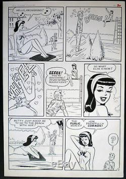 ++ DeCARLO 1963 6 PG. STORY SEXY VERONICA + BETTY IN SWIMSUITS FANTASTIC