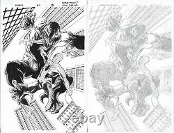 Deadpool Kills the Marvel Universe Again Original Comic Art Spider-Man vs Venom