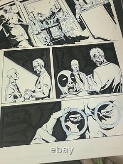 Deadpool Kills the Marvel Universe Original Comic Art Artwork Page 9 Issue # 1 Deadpool Kills the Marvel Universe Original Comic Art Artwork Page 9 Issue # 1