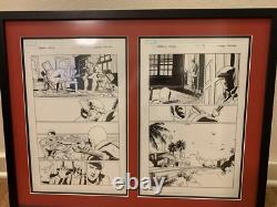 Deadpool Origin Pg #23 And #24 Original Art By Leandro Fernandez