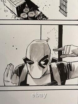 Deadpool Vs Old Man Logan 2 Pg 9 Original Art By Mike Henderson. Wolverine