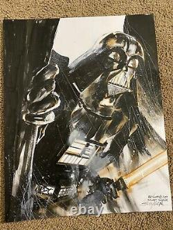 Death Vader Original Art Commission Sketch By Stuart Sayger Star Wars Comic Art