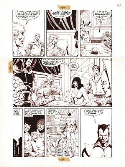 Death of Captain Marvel Graphic Novel, Page 47 Original Art by Jim Starlin 1982