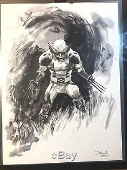 Declan Shalvey Original Art Sketch Wolverine Xmen Marvel Avengers Moon Knight