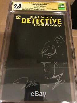 Detective Comics 1000 Jim Lee Batman Sketch Cgc Ss 9.8 Original Art Black Blank