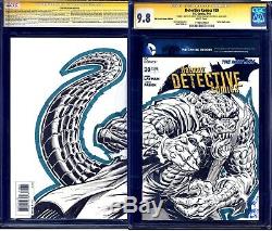 Detective Comics #20 BLANK CGC SS 9.8 signed KILLER CROC SKETCH by Rodney Ramos