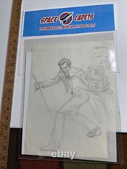 Dick Giordano Original Art Pencil Sketch Joker DC Comics