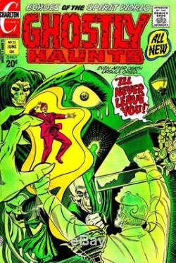 Ditko, Steve GHOSTLY HAUNTS 25 COVER Large Original Art (1971) CLASSIC HORROR