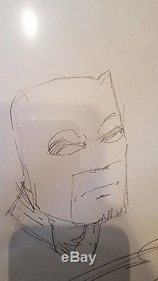 Dk III Dark Knight Returns Frank Miller Original Batman Sketch Signed & Cgc