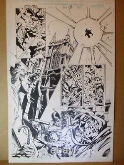 Doctor Doom Takes Silver Surfer's Power ART PAGE Marvel Remix 1 Splash Page 1999