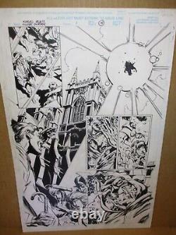 Doctor Doom Takes Silver Surfer's Power ART PAGE Marvel Remix 1 Splash Page 1999