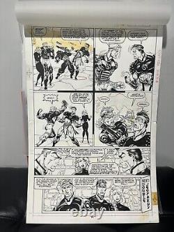 Double Dragon 1 End Page. Art By Tom Raney Inks By Vancata. Marvel 1991