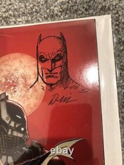 Doug Mahnke original art remark remarque Detective Comics Batman COA