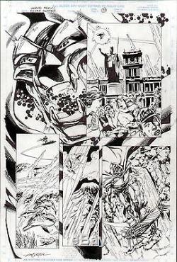 Dr. Doom Silver Surfer #1 Original Marvel Comic Art Page Splashy Doctor Doom
