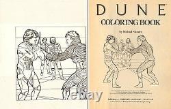 Dune Coloring Book Art p. 1 Paul Atreides vs. Feyd-Rautha art by Michael Nicastre