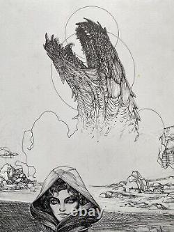 Dune shai halud original Comic Art illustration