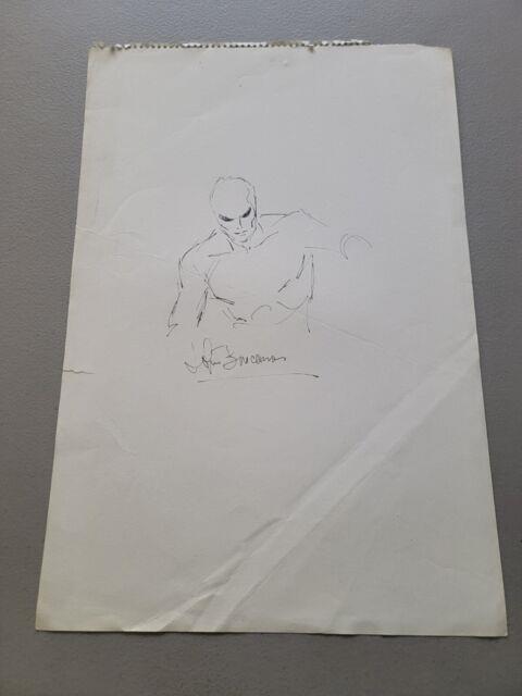 Early John Buscema Signed Original Silver Surfer Art Sketch 1970's Comic Marvel