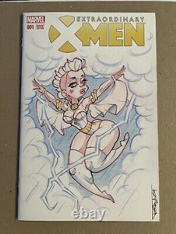 EXTRAORDINARY X-Men #1 Marvel Sketch Variant Comic WIth Original Artwork