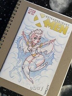 EXTRAORDINARY X-Men #1 Marvel Sketch Variant Comic WIth Original Artwork