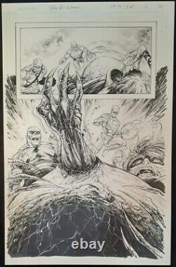 Earth 2 World's End #16 Page 20 Tyler Kirkham Original Published Art Splash DC