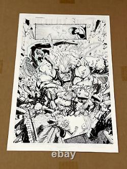 Edge Of Spider-Geddon #1 2nd Print Sandoval original art cover OA 1st Punk Hulk