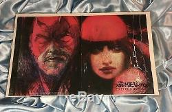 Elektra Daredeviloriginal Cover And Double Page Splash Artbill Sienkiewicz