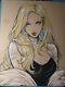 Emma Frost Ink/pencil Original Comic Art Illustration Signed 8.5x11 Coa