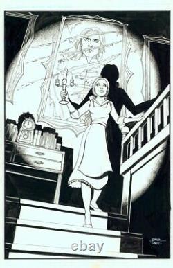 Emma Kubert SIGNED Original Disney Comic Art Sketch Beauty & The Beast / Belle