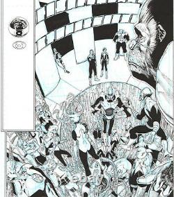 Ethan Van Sciver Green Lantern, John Stewart Splash Orig. Art! Free Shipping