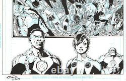 Ethan Van Sciver Green Lantern, John Stewart Splash Orig. Art! Free Shipping