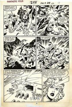 FANTASTIC FOUR #298 PAGE 13! John Buscema! Sal Buscema