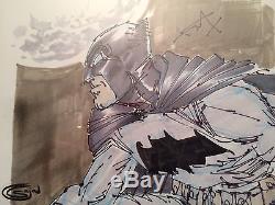 FRANK MILLER ORIGINAL Sketch Art CGC 9.8 Signed DK III The Master Race Batman