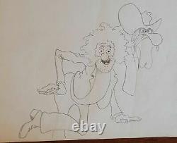 Fabulous Furry Freak Brothers Sketch Original Art GILBERT SHELTON 70's