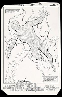 Fantastic Four #285 Art by John Byrne Human Torch