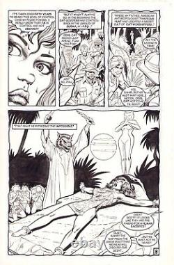 Femforce Up Close 4 Pg 8 She-cat Origin Bondage Original Art Dick Ayers Ac