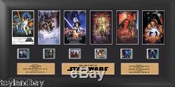 Film Cell Genuine 35mm Framed Matted Star Wars Through the Ages USTR09