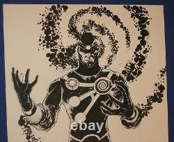 Firestorm Deathstorm Ethan Van Sciver Original 11x14 Comic Art Sketch 2011 DC