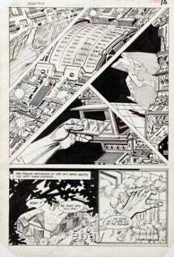 Flash #345, Page 14 Comic book art page Carmine Infantino Penciller