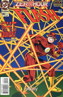 Flash #94 Cover Zero-Hour'Cut to the Quick!' 1994 art by Mike Wieringo