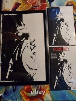 Framed Goodboy #1 Retailer Exclusive Bryan Silverbax Original Art OA + 2 Comics
