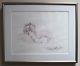 Framed Original Mandy Pencil Drawing By Playboy Cartoonist Dean Yeagle