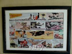 Frank Bellamy TV Century 21 1966 Thunderbirds Double page original Art