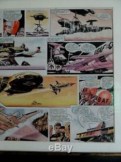 Frank Bellamy TV Century 21 1966 Thunderbirds Double page original Art