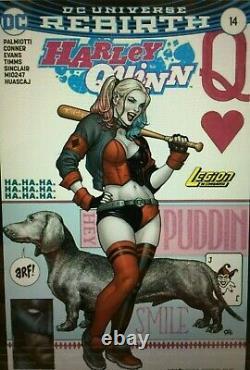 Frank Cho Original Comic Art Sketch (prelim)-Harley Quinn 14 (Batman/Joker) Lee