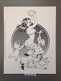 Frank Cho's Cheesecake And Critters Rare Autographed Print Portfolio Sole Offer
